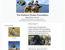 Tablet Screenshot of outdoordream.org